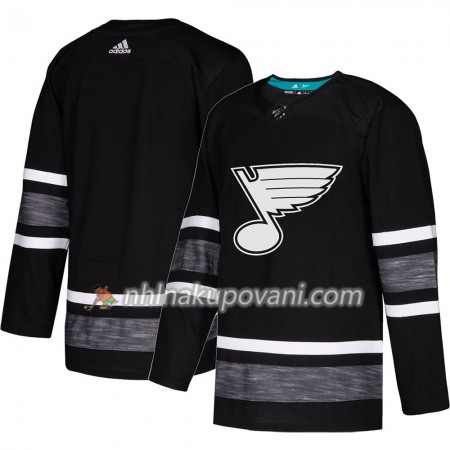 St. Louis Blues Dresy Blank Černá 2019 NHL All-Star Adidas Authentic - Pánské